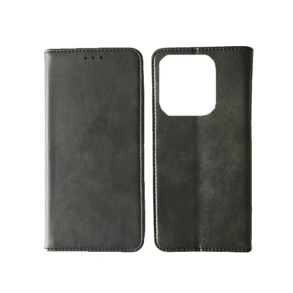 MR4_137925 Чохол-книжка black tpu magnet для redmi note 14 4g global version, сірий 
