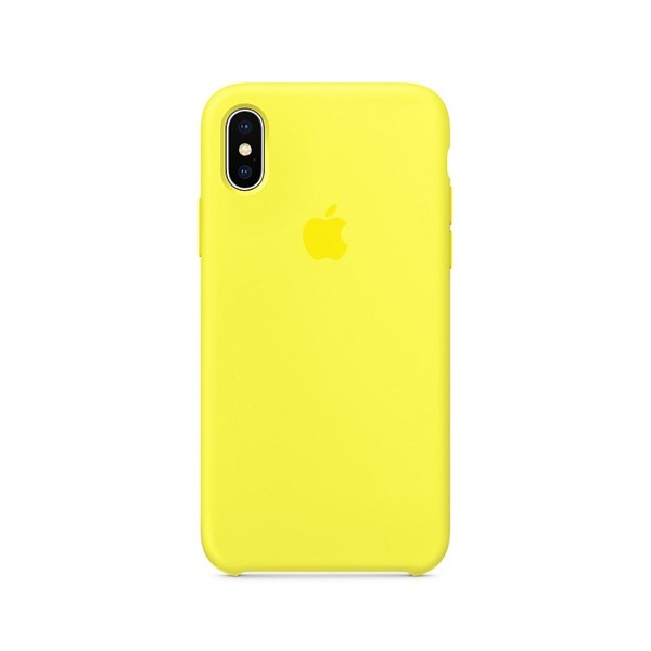 MR3_112635 Чохол silicone case для iphone xs max (4) жовтий SILICONE CASE