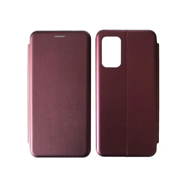 ЧОХОЛ-КНИЖКА LEVEL ДЛЯ XIAOMI POCO M3, REDMI 9T MARSALA
