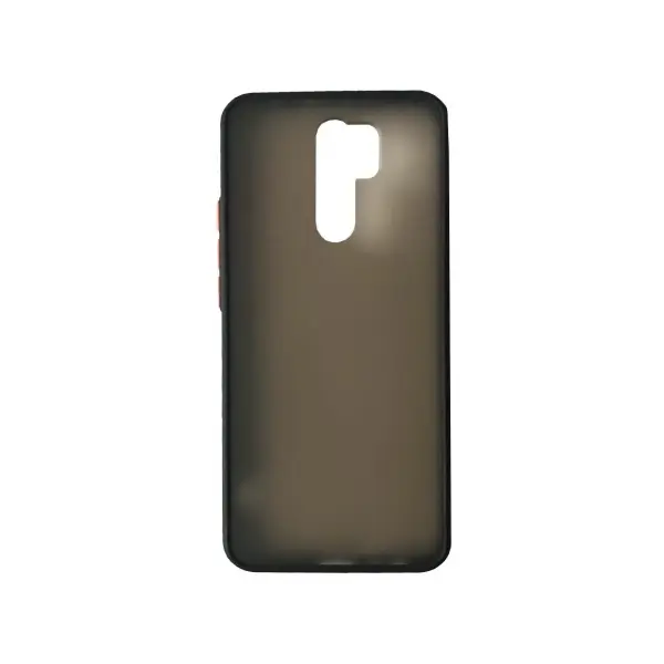 MR4_138584 Чохол-бампер захисний gingle matte case redmi 9, чорний, червоний 