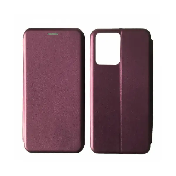 ЧОХОЛ-КНИЖКА LEVEL ДЛЯ REDMI NOTE 12 4G MARSALA