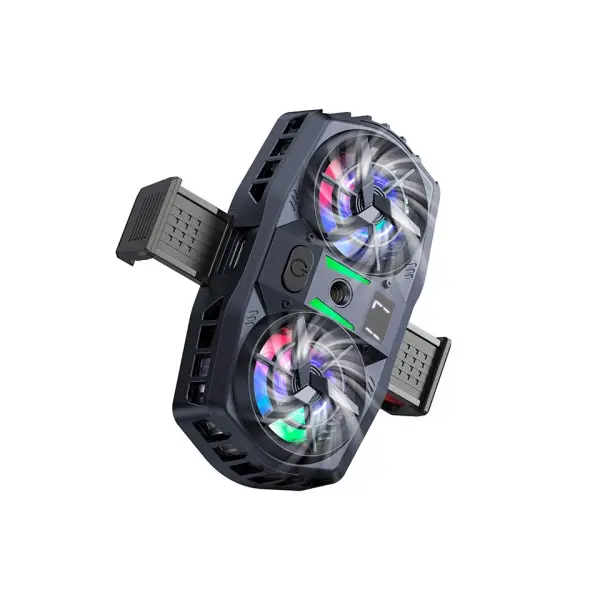 КУЛЕР ДЛЯ ТЕЛЕФОНУ HOCO GM36 MUSTANGO MOBILE PHONE DUAL COOLER, ЧОРНИЙ