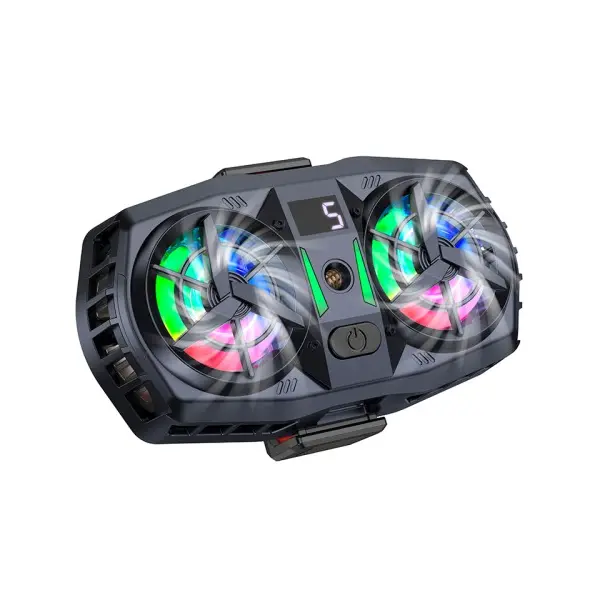 КУЛЕР ДЛЯ ТЕЛЕФОНУ HOCO GM36 MUSTANGO MOBILE PHONE DUAL COOLER, ЧОРНИЙ