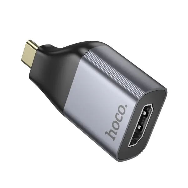 MR4_138671 Перехідник hoco ua33 type-c to hdtv adapter metal, сірий 