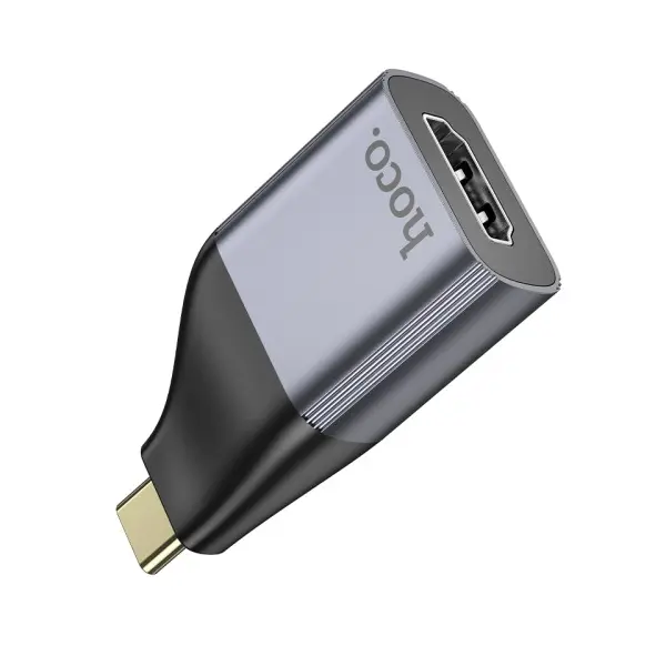 MR4_138671 Перехідник hoco ua33 type-c to hdtv adapter metal, сірий 