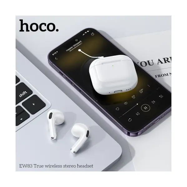 MR4_138676 Навушники бездротові hoco ew83 true wireless stereo headset, білий 