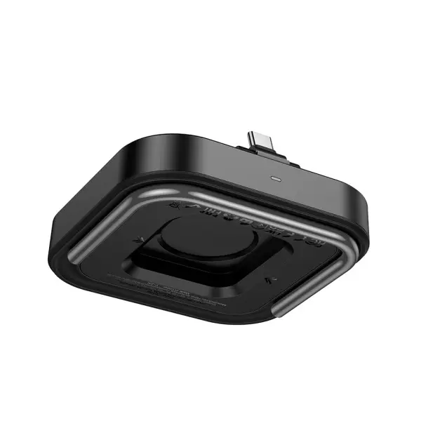 MR4_138662 Бездротовий зарядний пристрій magsafe hoco cq16b astute 2in1 desktop charger, чорний HOCO