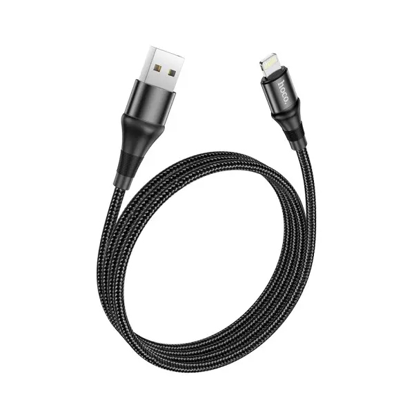 КАБЕЛЬ HOCO X50 EXCELLENT CHARGING DATA ДЛЯ LIGHTNING 2,4A, 1M, ЧОРНИЙ