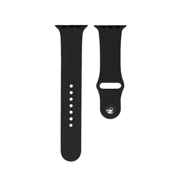 РЕМІНЕЦЬ ДЛЯ APPLE WATCH SILICONE 42, 44MM S (18), ЧОРНИЙ