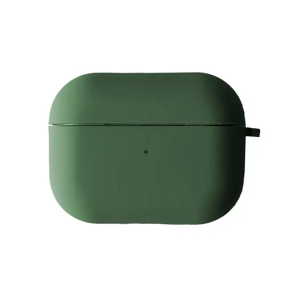 MR4_139241 Чохол для airpods pro silicone case, microfiber dark зелений 