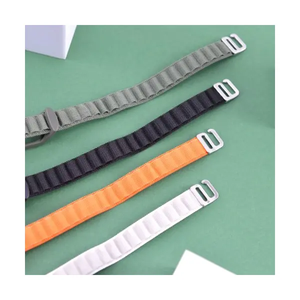 РЕМІНЕЦЬ ДЛЯ XIAOMI MI BAND 3, 4, 5, 6, 7 ALPINE LOOP DARK ЗЕЛЕНИЙ