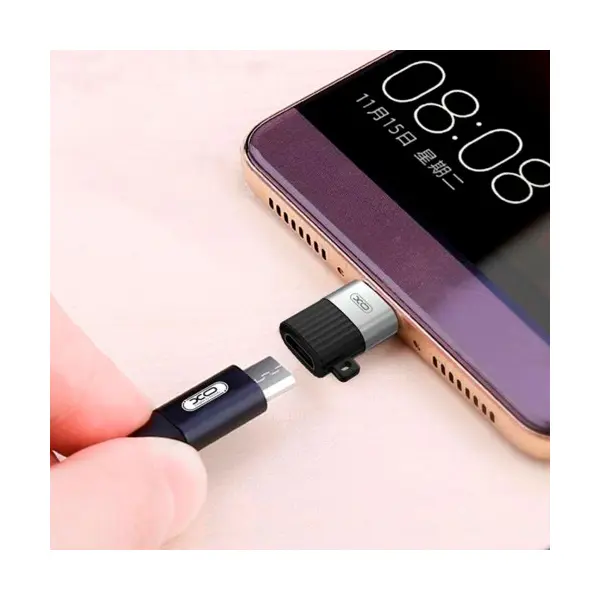 ПЕРЕХІДНИК XO NB149-G USB2.0 TO MICRO, ЧОРНИЙ