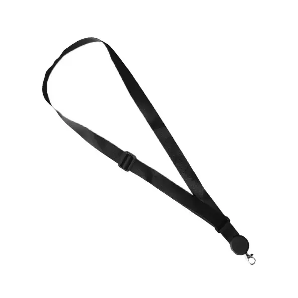 РЕМІНЕЦЬ STRAP З КАРАБІНОМ + ТРИМАЧ ДЛЯ ЧОХЛІВ (УНІВЕРСАЛЬНИЙ), ЧОРНИЙ