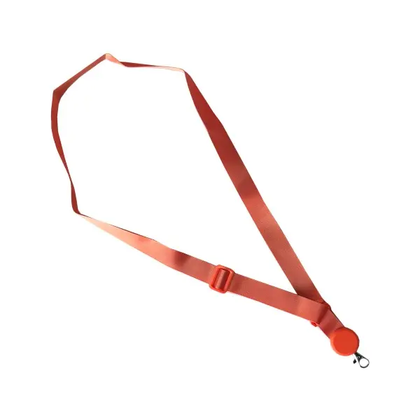 РЕМІНЕЦЬ STRAP З КАРАБІНОМ + ТРИМАЧ ДЛЯ ЧОХЛІВ (УНІВЕРСАЛЬНИЙ) ПОМАРАНЧЕВИЙ