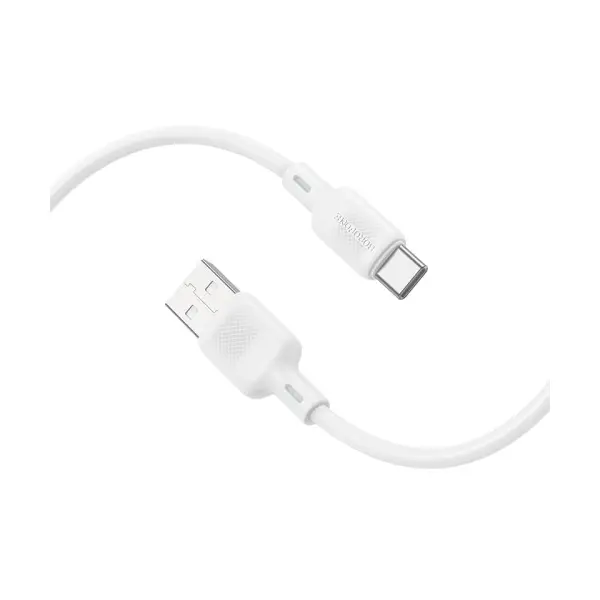 MR4_139543 Кабель borofone bx113 lenny silicone для type-c 3a, 1m, білий 