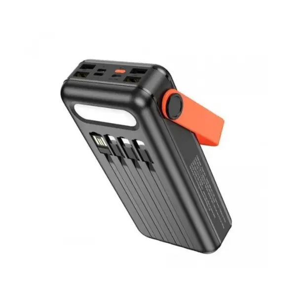 MR4_139628 Зовнішній акумулятор power bank hoco db33 plus rising із сонячною панеллю 22.5w+pd20w sun solar 30 000mah, чорний 