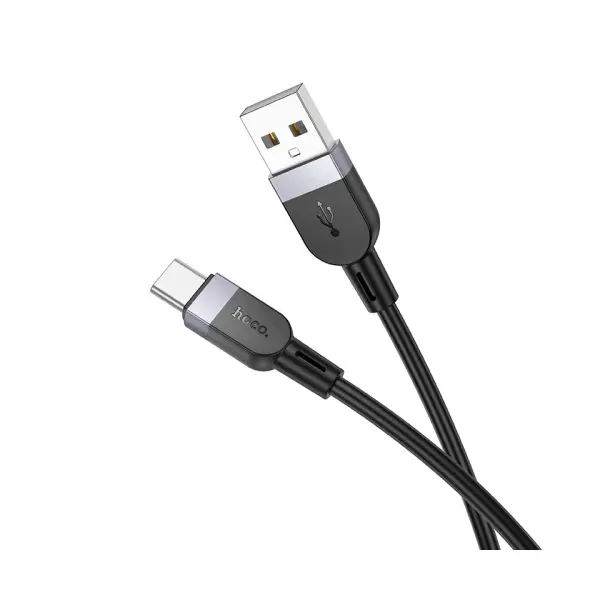КАБЕЛЬ HOCO X109 ENERGY SILICONE CHARGING DATA CABLE TYPE-C, 3A, 1M, ЧОРНИЙ