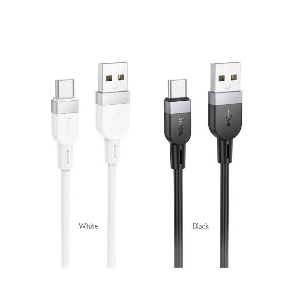 КАБЕЛЬ HOCO X109 ENERGY SILICONE CHARGING DATA CABLE TYPE-C, 3A, 1M, ЧОРНИЙ