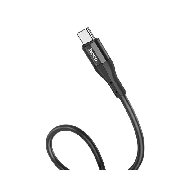 КАБЕЛЬ HOCO X72 CREATOR SILICONE CHARGING DATA CABLE ДЛЯ TYPE-C 2.4A, 1M, ЧОРНИЙ