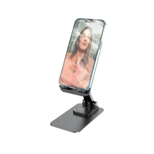 ТРИМАЧ НАСТІЛЬНИЙ HOCO PH50 IVEY FOLDING ROTATABLE DESKTOP HOLDER, ЧОРНИЙ