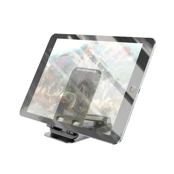 ТРИМАЧ НАСТІЛЬНИЙ HOCO PH50 IVEY FOLDING ROTATABLE DESKTOP HOLDER, ЧОРНИЙ