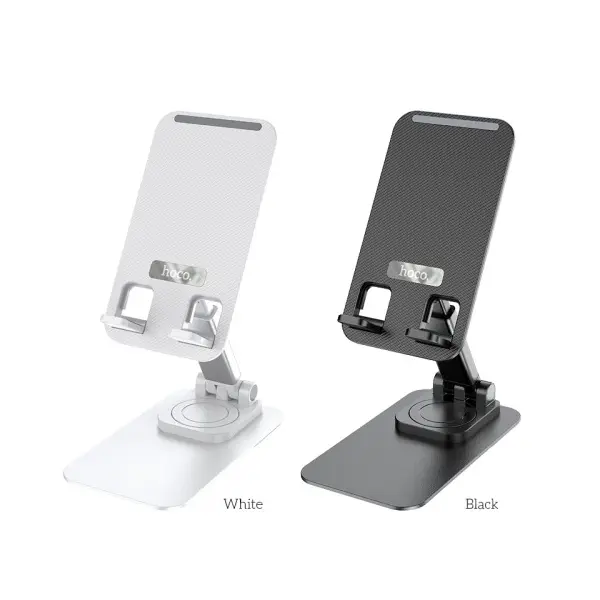 MR4_139631 Тримач настільний hoco ph50 ivey folding rotatable desktop holder, чорний 