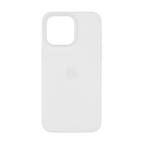 MR3_119875 Чохол silicone case для iphone 15 pro max (9) білий (закритий низ) SILICONE CASE