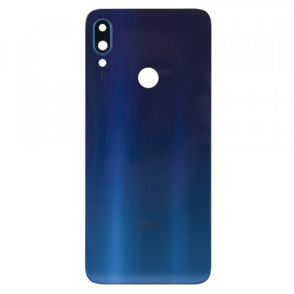 MR1_101691 Задня частина корпуса для redmi note 7, redmi note 7 pro синій (з склом камери), original prc PRC