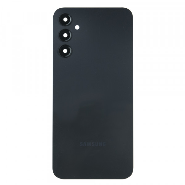 MR1_101544 Задняя часть корпуса для samsung galaxy a24 4g sm-a245 черный (с стеклом камеры) PRC