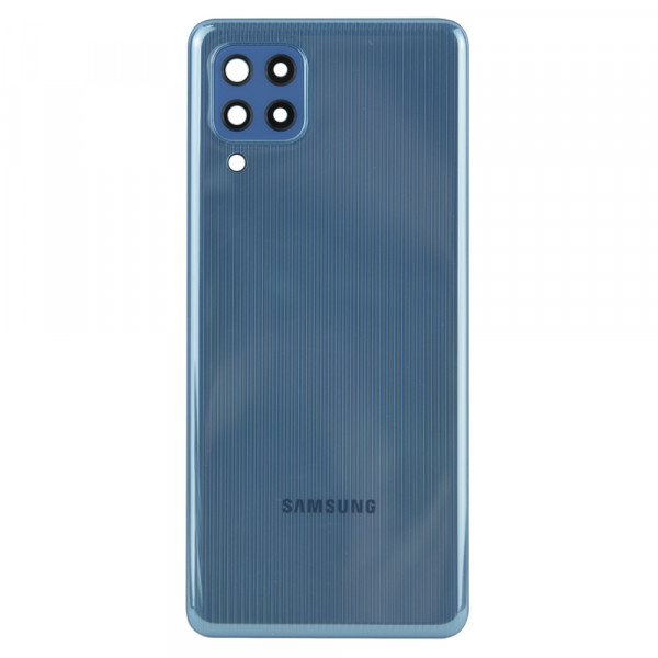 MR1_101631 Задня частина корпуса для samsung galaxy m32 sm-m325 синій (з склом камери), original prc PRC