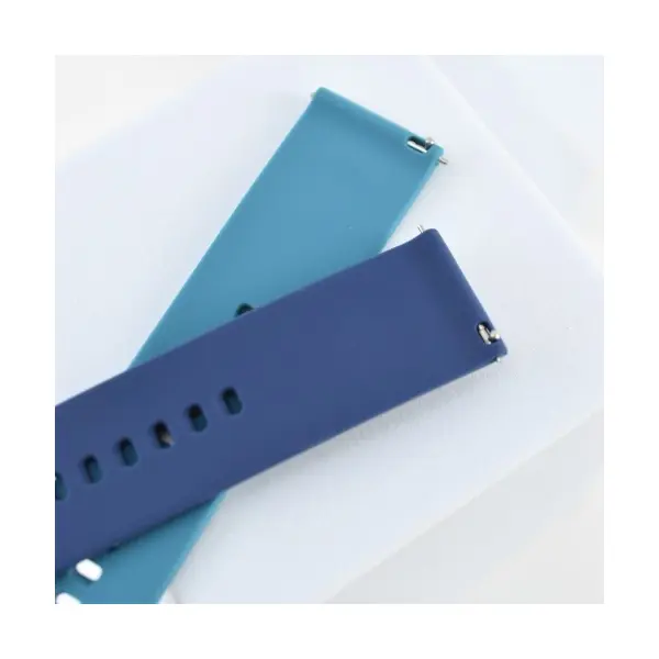 РЕМІНЕЦЬ SILICONE METAL CLAPS 20MM, SILT