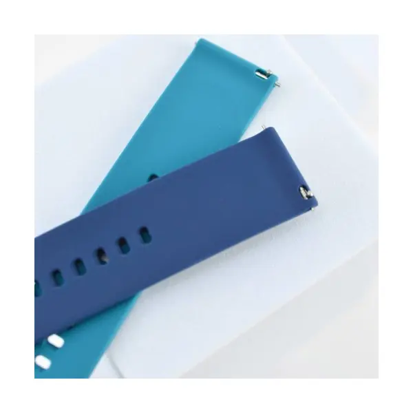 РЕМІНЕЦЬ SILICONE METAL CLAPS 22MM, ЧЕРВОНИЙ WINE