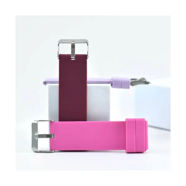 РЕМІНЕЦЬ SILICONE METAL CLAPS 22MM, LILAC