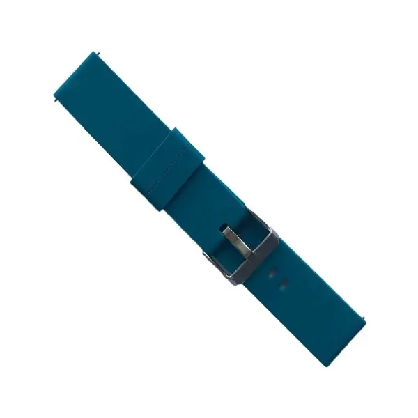 MR4_139954 Ремінець silicone metal claps 20mm, dark синій 