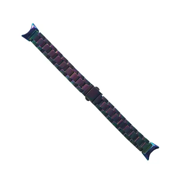 MR4_139995 Ремінець для xiaomi mi band 8, 9, 10 3-bead metal band oil rainbow 