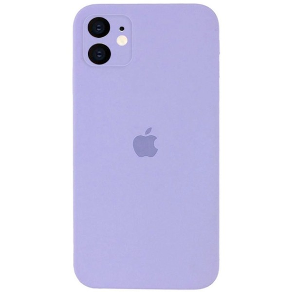 MR3_120388 Чохол silicone case для iphone 11 (5) lilac (квадратний) square side SILICONE CASE