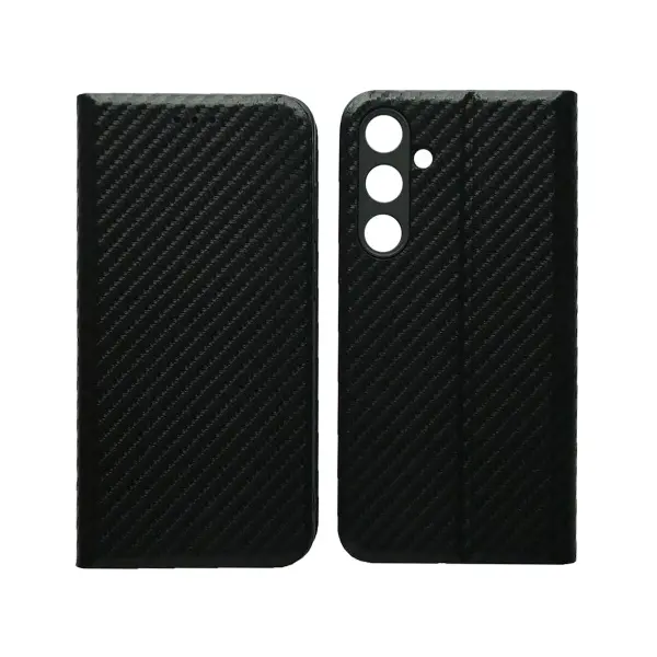 MR4_140180 Чехол-книжка carbone для samsung s24 fe, чорний 