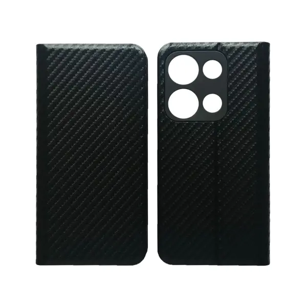 MR4_140200 Чехол-книжка carbone для redmi note 14s, чорний 