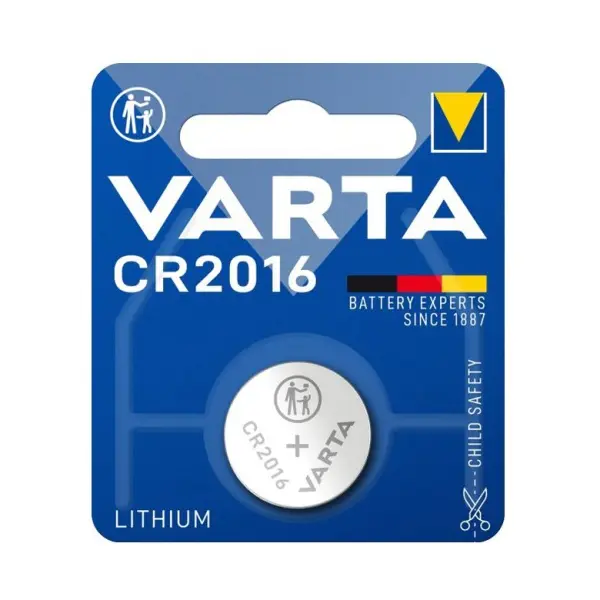 БАТАРЕЙКА VARTA CR 2016 BLISTER 1 LITHIUM (6572)