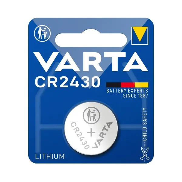 БАТАРЕЙКА VARTA CR 2430 BLISTER 1 LITHIUM (6497)