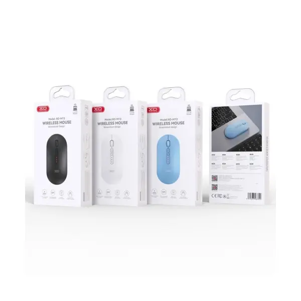 КОМПЮТЕРНА МИШКА XO M13 TRI-MODE BLUETOOTH WIRELESS SILENT MOUSE, ЧОРНИЙ