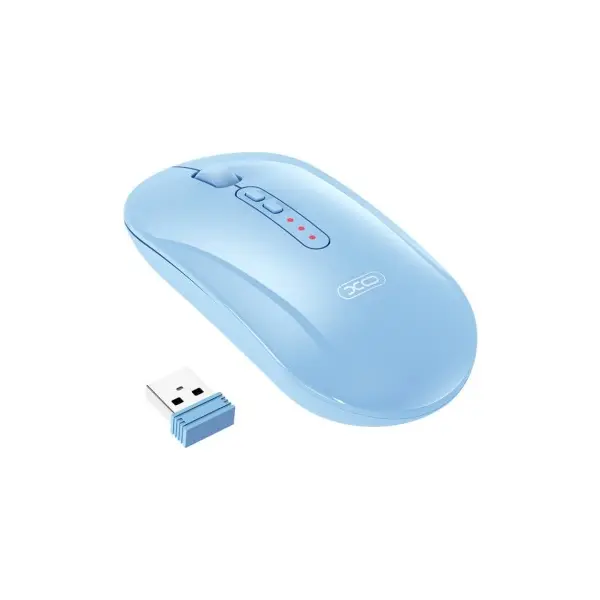 КОМПЮТЕРНА МИШКА XO M13 TRI-MODE BLUETOOTH WIRELESS SILENT MOUSE БЛАКИТНА