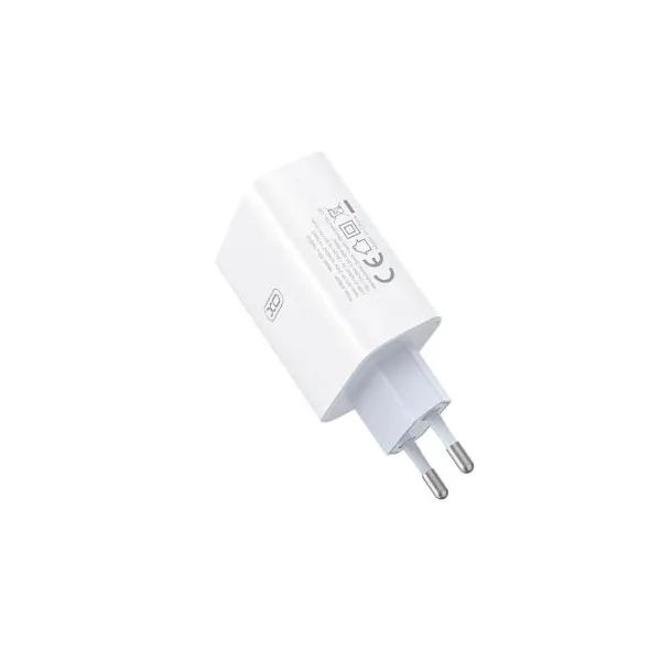 МЕРЕЖЕВИЙ ЗАРЯДНИЙ ПРИСТРІЙ XO L164 (EU) 120W FAST CHARGER ДЛЯ XIAOMI TYPE-C CABLE (FACTORY CABLE), БІЛИЙ