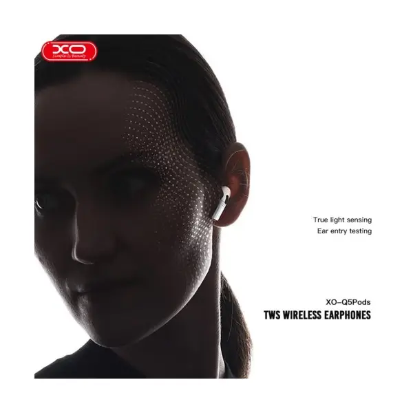 MR4_140349 Навушники бездротові xo q5 pods bluetooth headset, білий 