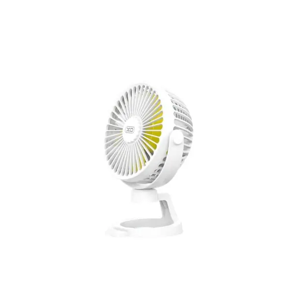 ВЕНТИЛЯТОР XO MF78 4-INCH DESKTOP, BRACKET ADJUSTABLE ANGLE FAN 1200MAH, БІЛИЙ