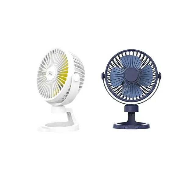 ВЕНТИЛЯТОР XO MF78 4-INCH DESKTOP, BRACKET ADJUSTABLE ANGLE FAN 1200MAH, БІЛИЙ