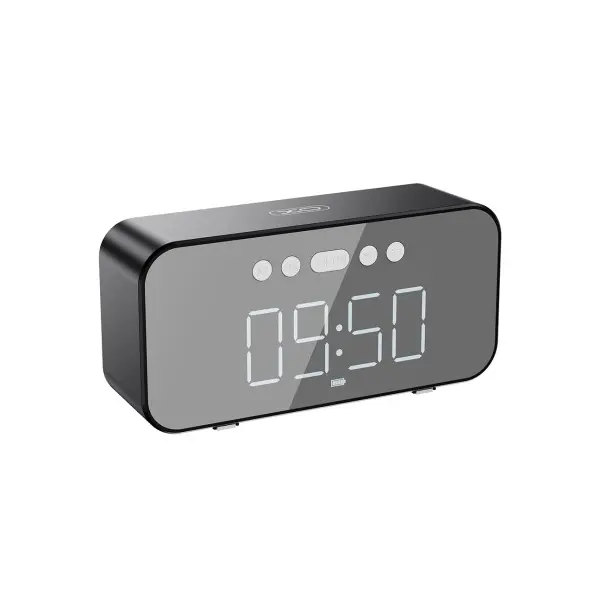 АКУСТИЧНА СИСТЕМА XO F41 MIRROR CLOCK BLUETOOTH SPEAKER, ЧОРНИЙ