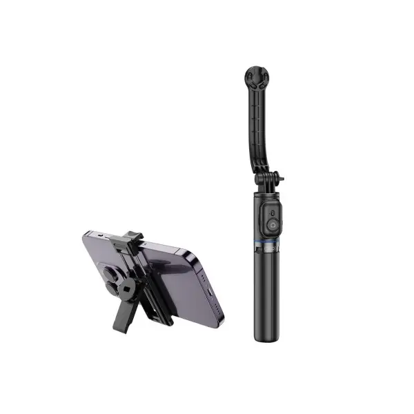 МОНОПОД XO SS13 BLUETOOTH SELFIE STICK ДЛЯ TRIPODS 106СМ, ЧОРНИЙ
