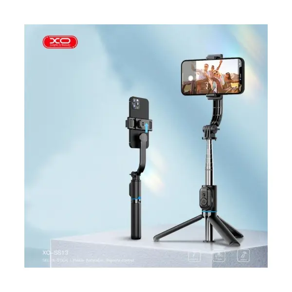 МОНОПОД XO SS13 BLUETOOTH SELFIE STICK ДЛЯ TRIPODS 106СМ, ЧОРНИЙ