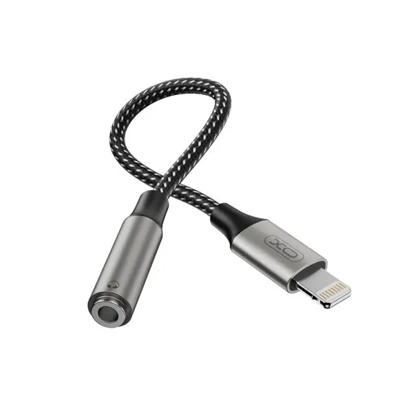 АДАПТЕР XO NB-R258C LIGHTNING TO 3.5MM МАТОВИЙ